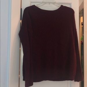 Forever 21 Oversized Maroon Sweater